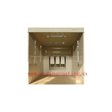 China ground type manual powder coating spray painting booth