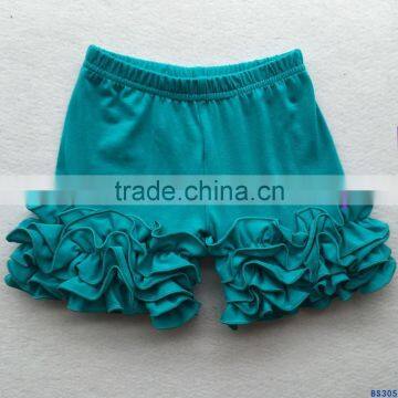 Wholesale Baby Summer Ruffle Shorts Different solid Color Wholesale Kids Clothes shorts