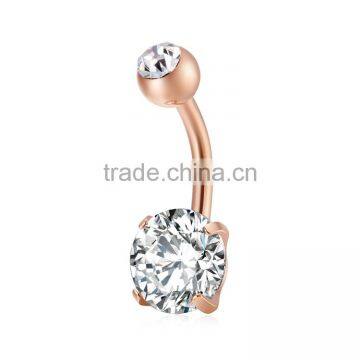 Big Fashion Crystal Magnetic Navel Button Belly Ring Display photo-5