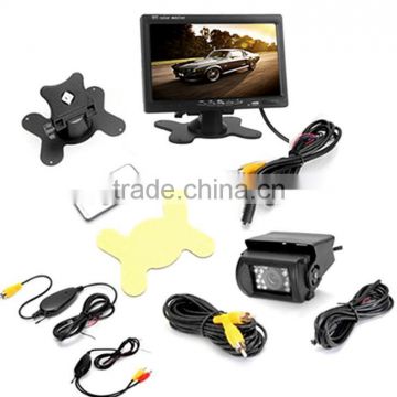 Digital Wireless System 7inch monitor truck parking sensor