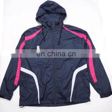 custom cotton/polyester sport tracksuit jacket/soccer tracksuit