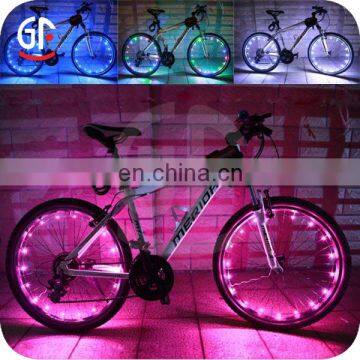 New Waterproof 20 Led Lamp Bike Bicycle Wheel Light + Rear Safety Flashlight photo-4