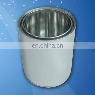 customized paint bucket design round and metal paint cans