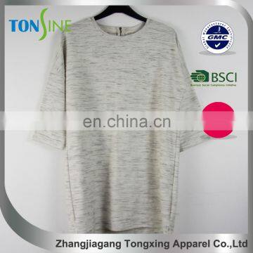 Women' s Three Quarter Sleeve Blouse With Zipper photo-2