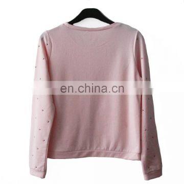 2016 Women's Top With Long Sleeve Round Collar Pullover photo-2