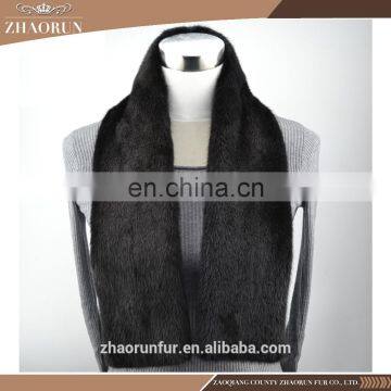 Fashion Double Full Fur Mink Fur Scarf Genuine Mink Fur Neckerchief for Women photo-6