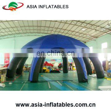 Pop Up Customised 8 Legs Inflatable Blue Spider Tent Giant Inflatable Dome Tent with Cover