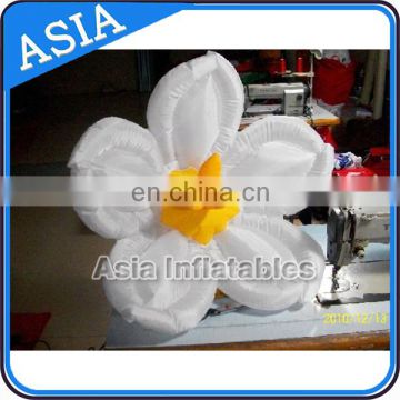 Custom inflatable flower , pvc nylon inflatable flower with led light for sale