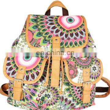 Wholesale Unisex Canvas Sports Travelling Backpack Bag photo-2