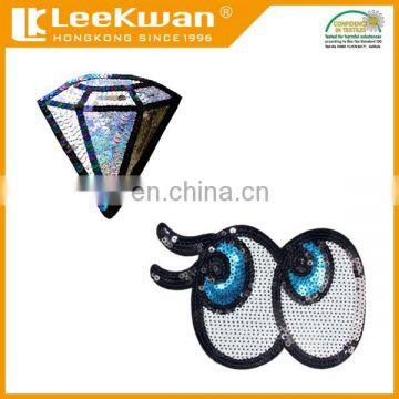 Emoji Shining Cheap Various Cartoon Sequin Embroidery Design photo-3