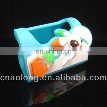 make decorative custom logo soft pvc mobile phone stand holder,rubber cellphone holder