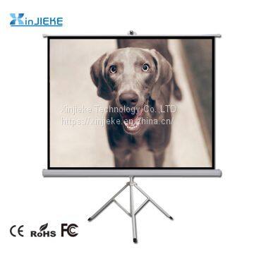 1:1 4:3 16:9 Format Outdoor Portable Tripod Projection Screen
