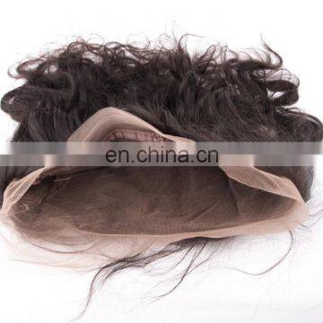 Virgin Hair 22.5*4*2 360 Frontals 360 Lace Band Frontal photo-5