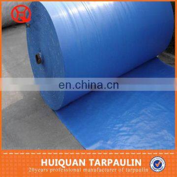 coating fabric blue pvc/pe tarpaulin