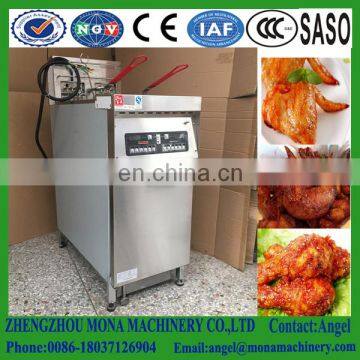 China factory hot selling industrial fish chicken meat potato chips fryer machine with cabinet price