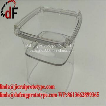 CNC machining for lamp parts, transparent and translucent lens processing Acrylic, PC parts processing