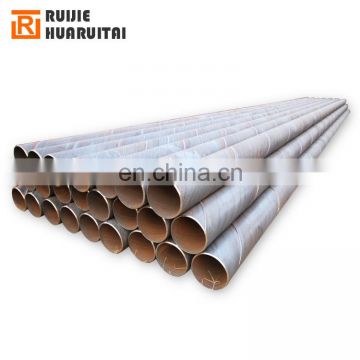 Tianjin factory API 5L 3lpe coating polyurethane lined spiral steel pipe for Petroleunm and natural gas