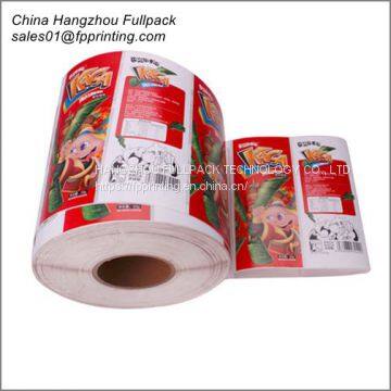 Custom Self Adhesive Label Sticker  in Roll