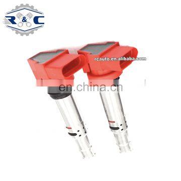 R&C Factory High Quality Car Spark Coils Koil Pengapian mobil 0986221023  For  VW Golf Jetta Bora Beetle Auto Ignition Coil