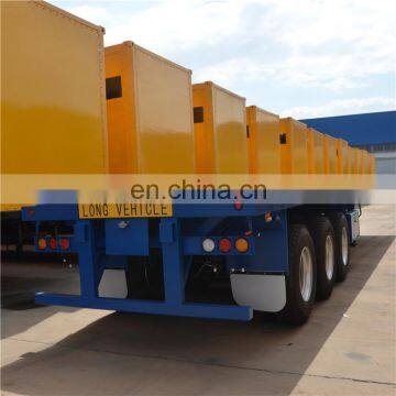 CIMC Stock Flatbed Semi Trailer 3 axle 40 tons Container Trailer