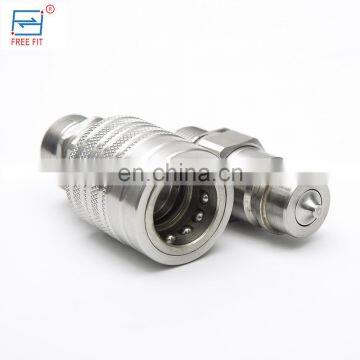 hot sale ISO7241-1A carbon steel quick release coupling push in hose connectors poppet connect