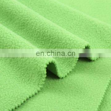 100%polyester anti-pill fleece fabric/polar fleece brushed warm and comfortable fabric