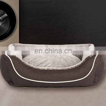 Durable Pet Bed Machine Washable Medium Dog Bed Comfortable Plush Puppy Pet Sofa photo-4