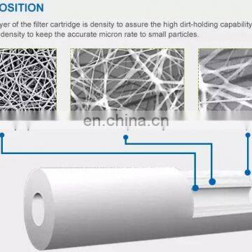 Melt Blown PP Filter 5 Micron 10 20 Inch Water Sediment Filter Cartridge for Water Purification Systems photo-4