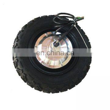 single shaft 10 inch dc brushless gear hub motor wheel