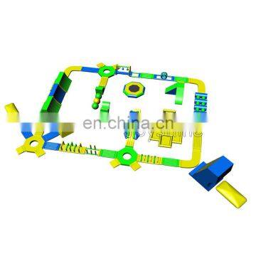 Custom Size Design Floating Aqua Park Playground Inflatable Wate Obstacle Course Game For Adults photo-3
