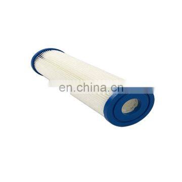 20" water filter element washable pleated polyester water filter