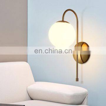 High Quality Decoration Indoor Modern Fancy Glass Ball Wall Lamp photo-4