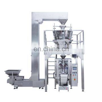 Automatic commercial shrimp snack potato chips bag packaging machine