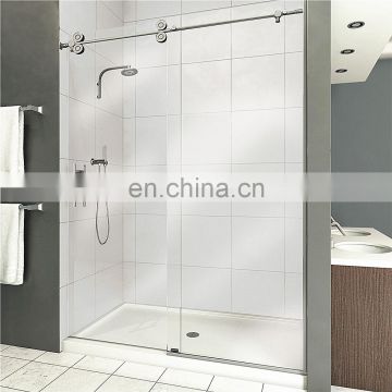 Luxury Customized 304SS Frame Sliding Glass Door Shower Enclosure