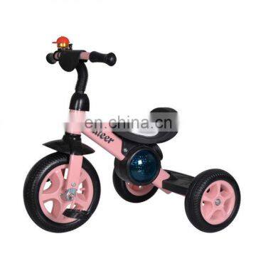 Multi-function Cheap Baby Pedal Tricycle / EVA Wheel Kids Tricycle With Light photo-3