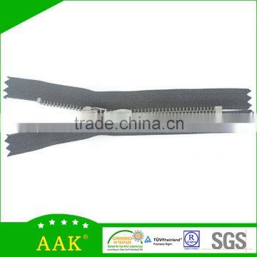 Apparel Textiles & Wholesale Accessories 3# Black Nickel Metal Zippers Normal Teeth Close End