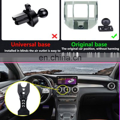 Car Mobile Phone Holder for Mercedes Benz GLC Class Coupe X253 C253 2016 2017 2018 2019 2020 GLC200 GLC220 GLC300 Accessories