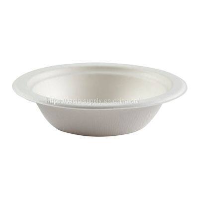 Disposable Biodegradable ODM White Sugar Cane Soup Bowls-bagasse 500ml Soup Bowls-biodegradable Dishes, Soup Bowls, Pasta Plates, Serving Bowls photo-2