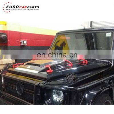 W463 hood scoop fit for MB G-CLASS W463 G500 G550 G55 G63 G65 upgrade into B style G800 carbon fiber hood cover