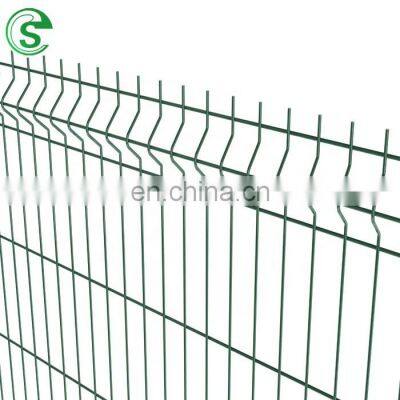 Bended high clearly secure house farm garden 3D welded wire mesh fence