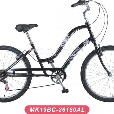 26 inch vintage alloy beach cruiser bicycle bike