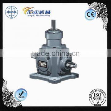 T series bevel gearbox(ratio:1-5) aluminum bevel gearbox