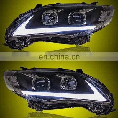 Newest Style Toyota Corolla 2011-2013 Led Headlight Led Front Light Led Head Lamp  For Sale