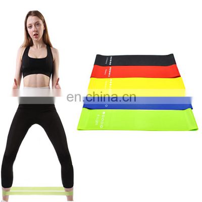 Resistance Band Set Custom Logo Eco Friendly Fitness Elastic Exercise Sports Loop Resistance Bands