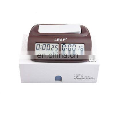 Chess Clock Professional Digital Chess Timer Count Up Down Timer with Clock Board Game Bonus and Delay With storage bag