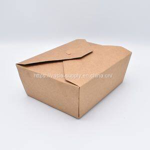 Paper lunch boxes wholesale disposable bento box wholesale food packaging food grade cardboard takeaway food container
