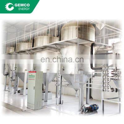 5 TPD factory price small scale edible cooking peanut sunflower seed palm kernel coconut palm oil refinery machine