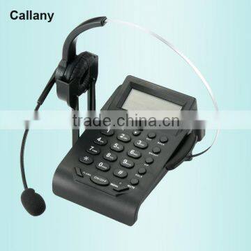 RJ9 headset telephone for workstation unique design