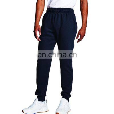 High fashion custom logo spandex thick fleece solid color sport joggers for men 2021