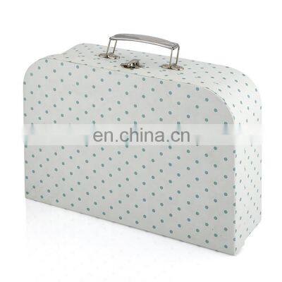 Factory Price Cheap paper gift box cardboard suitcase boxes custom logo suitcase cover